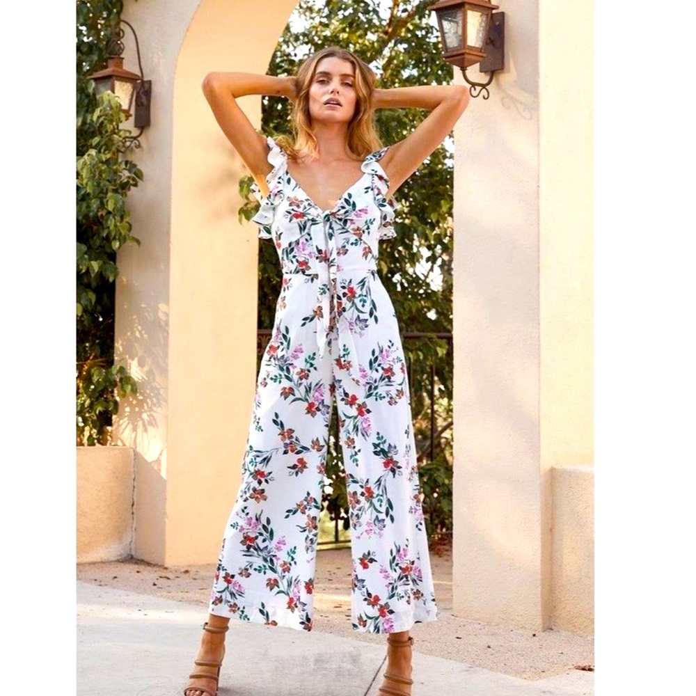 The Jetset Diaries Flowers In Your Hair Jumpsuit L